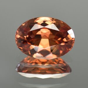 ImperialZircon oval 14.2x10.2mm 9.22cts zn266