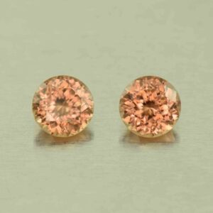 ImperialZircon round pair 5.0mm 1.42cts H zn4681 SOLD