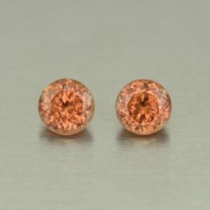 ImperialZircon round pair 7.0mm 4.23cts H zn5088 SOLD