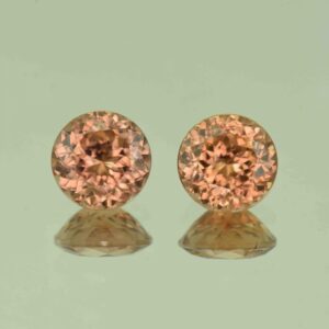 ImperialZircon round pair 8.5mm 7.12cts H zn5715 scaled 1 SOLD
