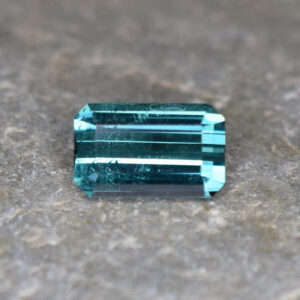 IndicoliteTourmaline eme cut 8.1x5.1mm 1.39cts N tm824 crop SOLD