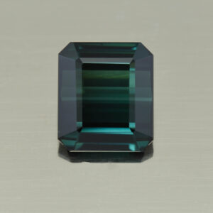 Indicolite eme cut 11.5x10.0mm 6.04cts H tm123 SOLD
