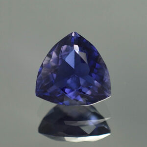 Iolite trillion 10.8mm 4.00cts N ie109 crop