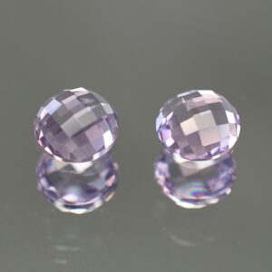 LavenderSpinel rose cut round pair 5.0mm 1.07cts sp241 SOLD