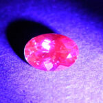 MalayaDragonGarnet oval 6.6x4.6mm 0.72cts N ma371 UV