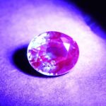 MalayaDragonGarnet oval 7.8x6.6mm 2.06cts N ma392 UV