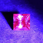 MalayaDragonGarnet princess 4.0mm 0.45cts N ma375 UV