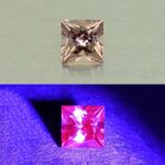 MalayaDragonGarnet princess 4.0mm 0.45cts N ma375 combo UV