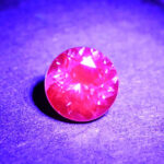 MalayaDragonGarnet round 5.0mm 0.62cts N ma381 UV SOLD