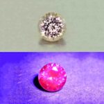MalayaDragonGarnet round 5.0mm 0.62cts N ma381 combo UV SOLD