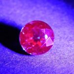 MalayaDragonGarnet round 5.8mm 1.15cts N ma376 UV SOLD