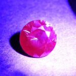 MalayaDragonGarnet round 5.9mm 0.95cts N ma398 UV