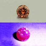 MalayaDragonGarnet round 5.9mm 0.95cts N ma398 combo UV