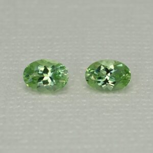MintGrossular oval pair 7.0x5.0mm 1.57cts mg101 SOLD