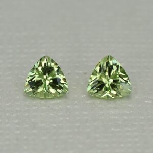 MintGrossular trillion pair 5.1mm 1.18cts mg225