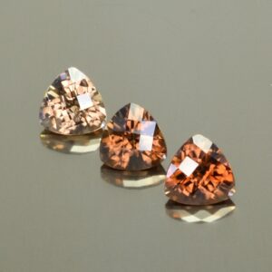 MochaZircon Suite ch trill 6.0mm 3.87cts 3pcs N a zn3583