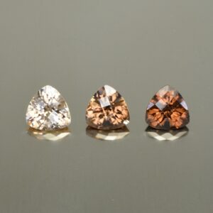 MochaZircon Suite ch trill 7.5mm 6.79cts 3pcs N b zn3579