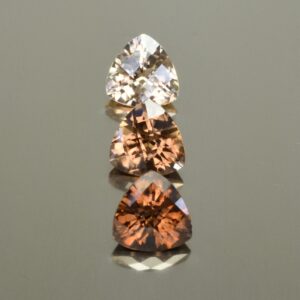 MochaZircon Suite ch trill 7.5mm 6.79cts 3pcs N c zn3579