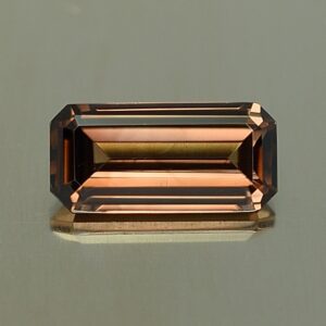 MochaZircon eme cut 10.0x4.8mm 2.19cts N zn2666