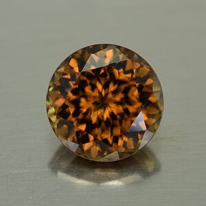 MochaZircon round 11.0mm 7.90cts zn570 SOLD