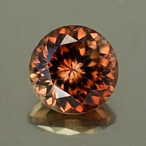 MochaZircon round 6.0mm 1.40cts N zn3009