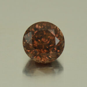MochaZircon round 6.6mm 1.84cts H zn4025 SOLD