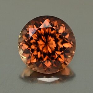 MochaZircon round 7.6mm 2.45cts N zn2664 SOLD