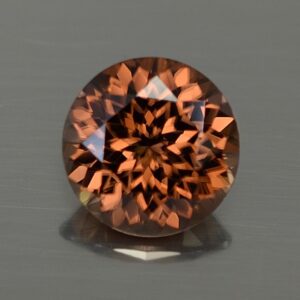 MochaZircon round 9.1mm 3.92cts N zn3688