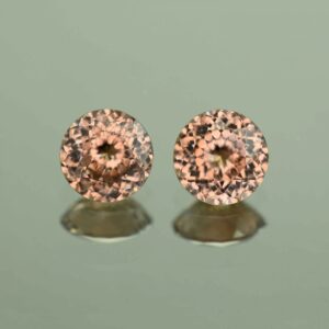 MochaZircon round pair 6.3mm 2.83cts N zn7141 scaled 1
