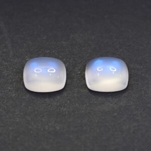 Moonstone cush pair 11.2x9.1mm 9.97cts ms163 SOLD