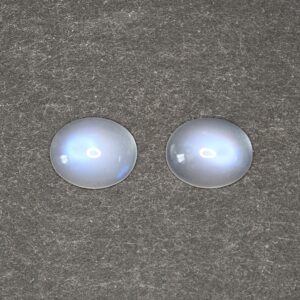 Moonstone oval pair 11.0x9.0mm 7.68cts ms162 SOLD