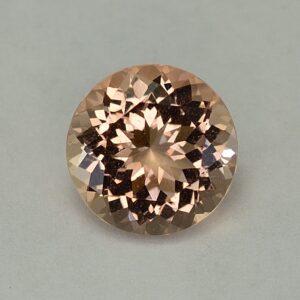 Morganite round 10.9mm 4.00cts H b me271 SOLD