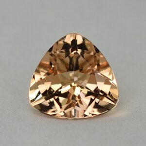 Morganite trillion 7.4mm 1.28cts H me274
