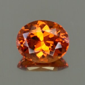 OrangeGrossular oval 7.7x6.3mm 1.39cts og159