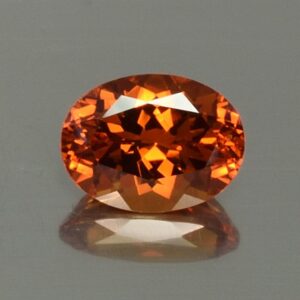 OrangeGrossular oval 8.0x6.1mm 1.58cts og128 SOLD