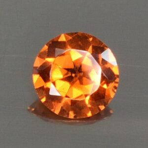OrangeGrossular round 6.5mm 0.91cts og157