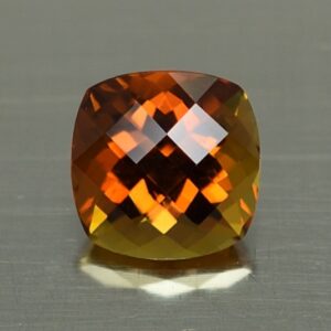 OrangeTourmaline ch sq cush 7.0mm 1.57cts tm1308