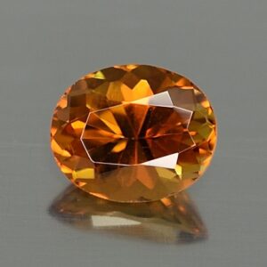 OrangeTourmaline oval 7.9x6.5mm 1.47cts tm1321
