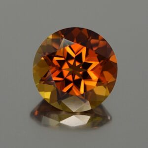 OrangeTourmaline round 9.0mm 2.74cts tm1302