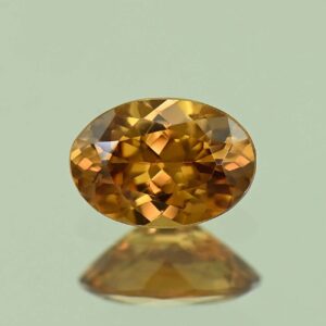 OrangeZircon oval 6.8x4.8mm 0.95cts N zn7492