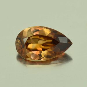 OrangeZircon pear 16.3x12.1mm 10.08cts N zn5369