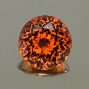 OrangeZircon round 10.5mm 5.90cts N zn912 SOLD