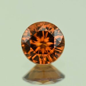 OrangeZircon round 7.0mm 1.81cts N zn7502