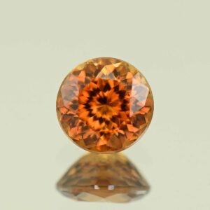 OrangeZircon round 7.0mm 2.18cts N zn7722