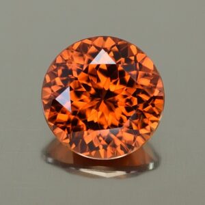 OrangeZircon round 9.0mm 3.94cts N zn4464 SOLD
