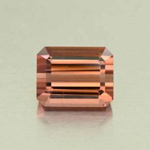 PeachTourmaline eme cut 11.5x9.0mm 6.60cts H tm911