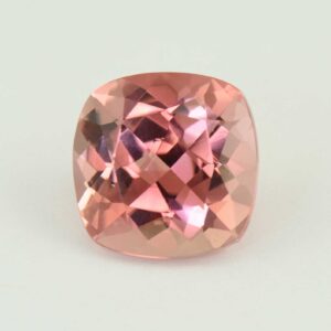 PeachTourmaline sq cush 10.0mm 3.92cts N tm1660