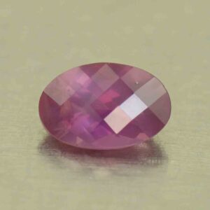 PinkSapphire ch oval 6.0x4.0mm 0.57cts N sa910