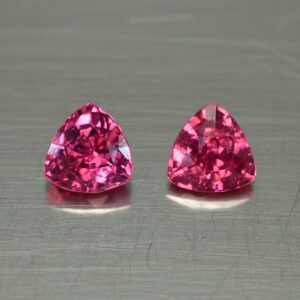 PinkSpinel trill pair 6.3mm 2.20cts sp109 SOLD