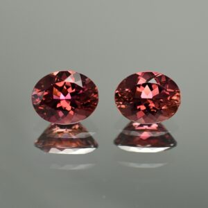 PinkTourmaline oval pair 10.3x8.3mm 5.65cts N tm537